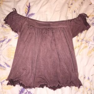 Off the shoulder shirt
